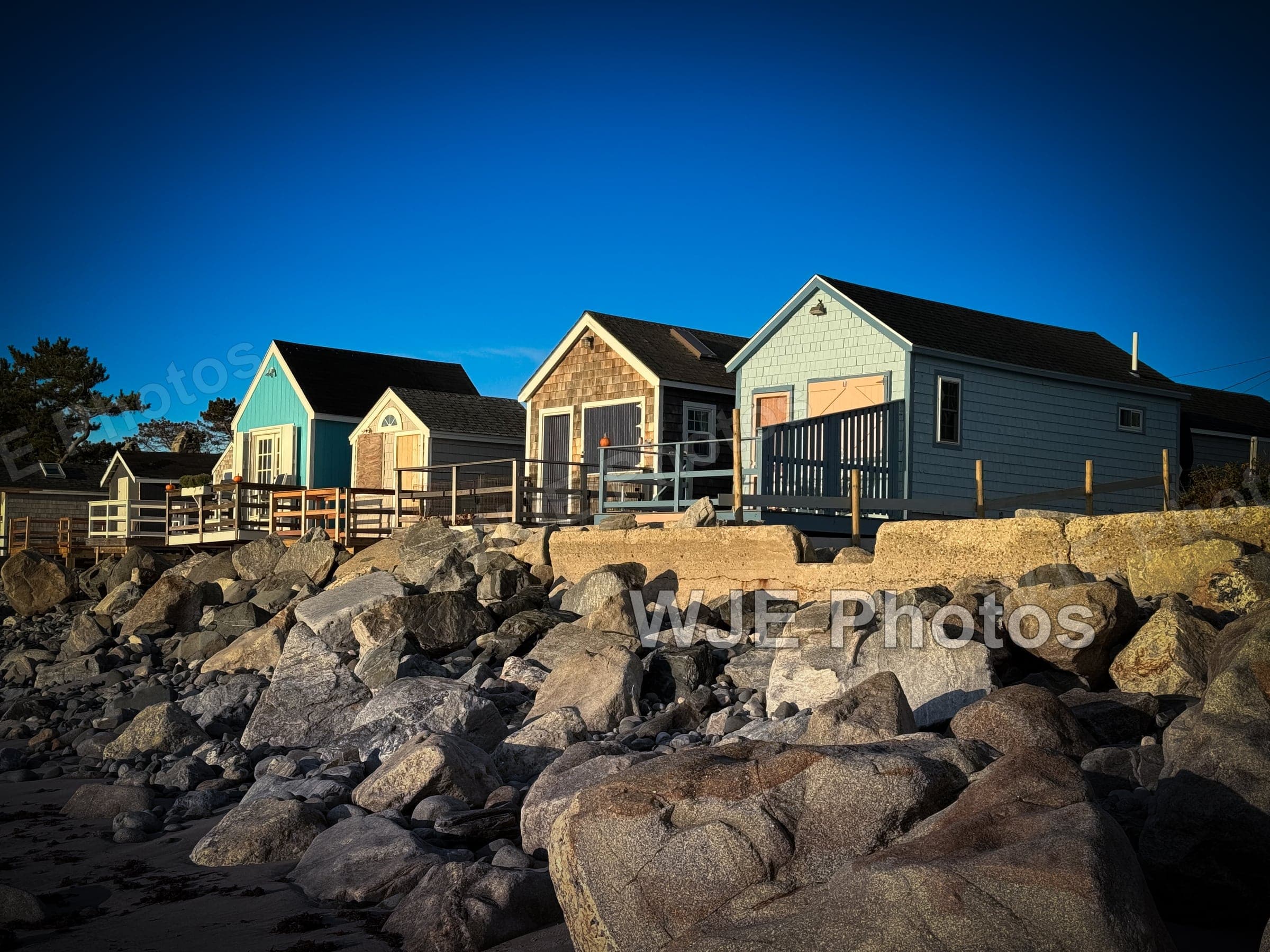 Coastal view at North Hampton State Beach in New Hampshire