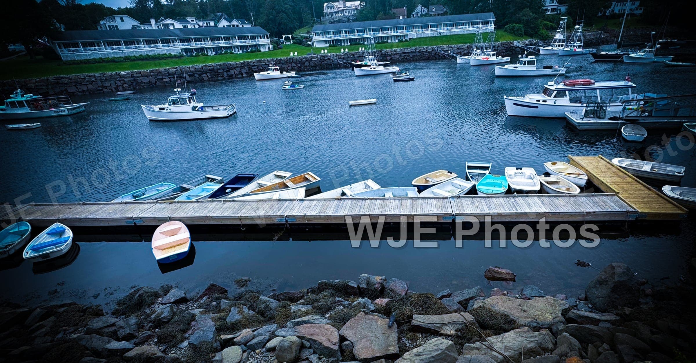 Perkins Cove coastal scene in Ogunquit Maine